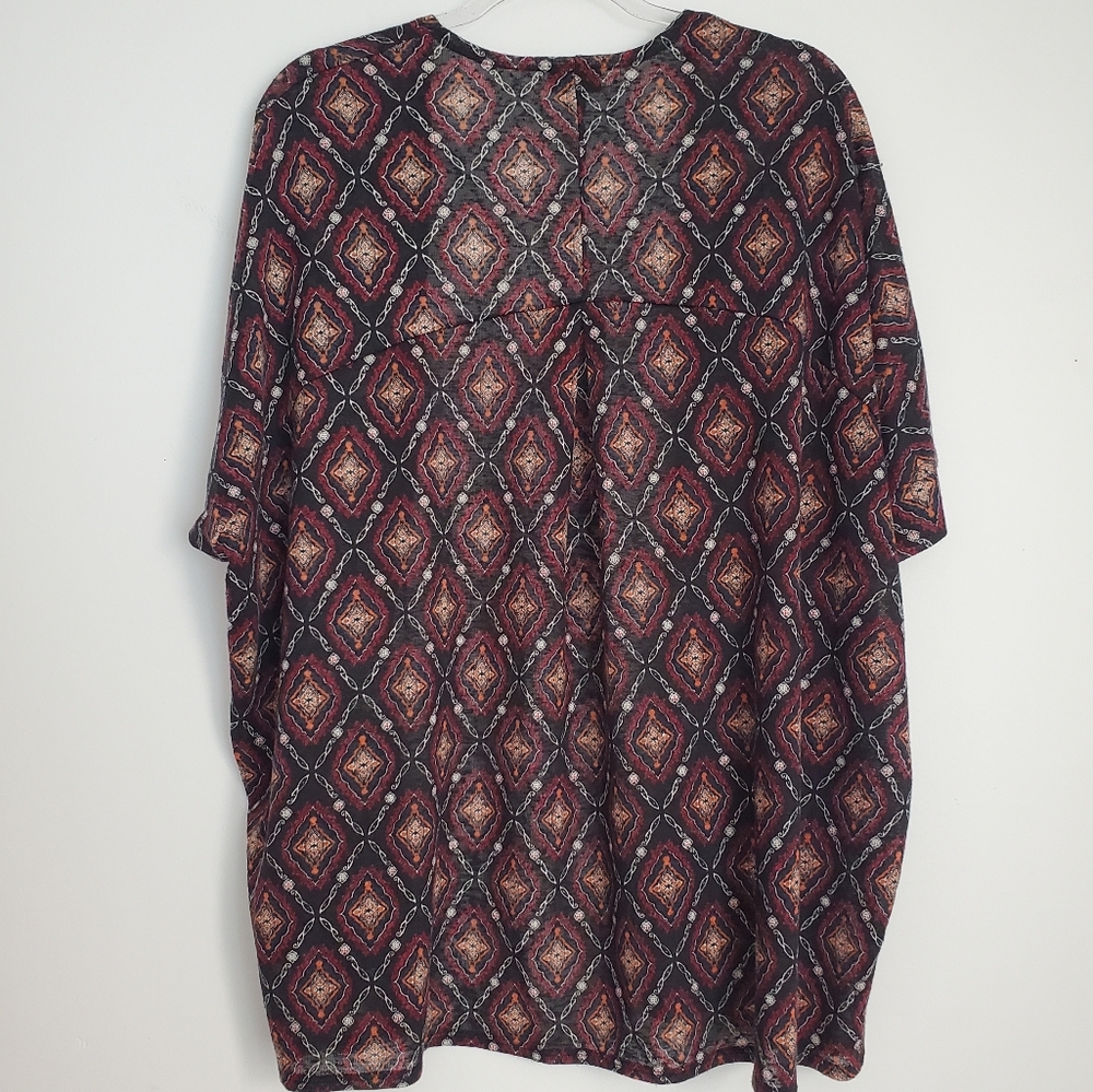 Torrid Patterned Cardigan Size 1 - Picture 3 of 5